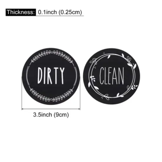 Unique Bargains Presentation Board Accessories Double-sided Dishwasher Magnet 3.5 Inch image {1}