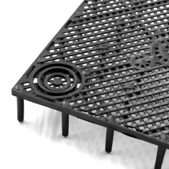 Unique Bargains Plastic Separation Board filter Grid Plate Aquarium Accessories Black 3 Pcs image {2}