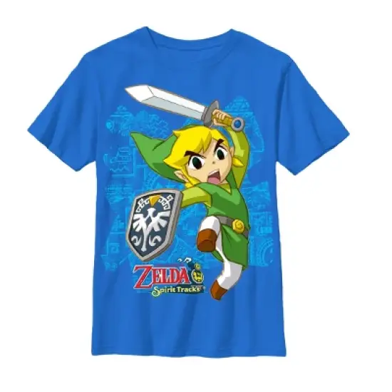 Boy's Nintendo Legend of Zelda Spirit Tracks T-Shirt image {3}