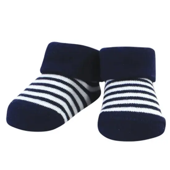 Hudson Baby Infant Boy Cotton Bib and Sock Set, Bananas, One Size image {2}