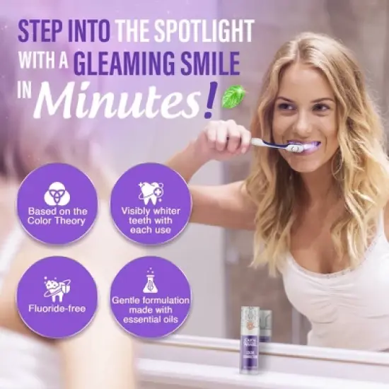 GuruNanda Color Corrector Tooth Whitening System - 1 fl oz image {4}