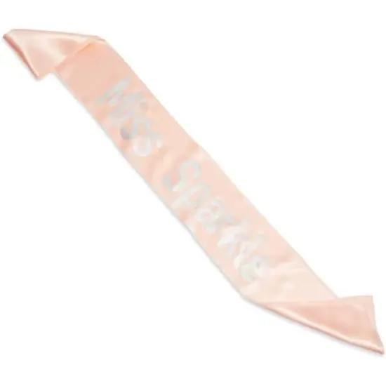 Sparkle and Bash 24 Pack Pink Blank DIY Satin Sashes, Plain Sash for Pageants & Bachelorette Party Prom, 4x33" image {5}