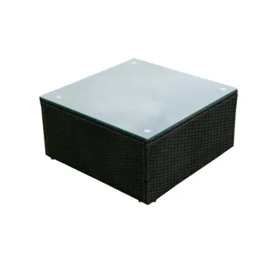 YOOCOZZ 5-Piece Outdoor Rattan Sectional Sofa Set with Loveseats, Armless Sofas, and Table, Free Combination image {10}