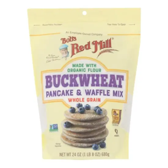 Bob's Red Mill Buckwheat Pancake & Waffle Mix - Case of 4/24 oz image {1}