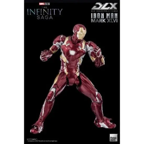 Iron Man Mark 46 1:12 Scale Figure | Threezero The Avengers Infinity Saga DLX Action figures image {3}