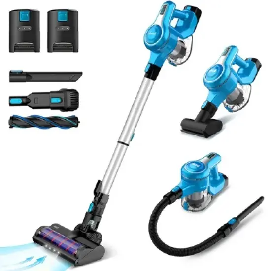 INSE S63 Cordless Vacuum with 2 Batteries 28Kpa Powerful Suction image {7}