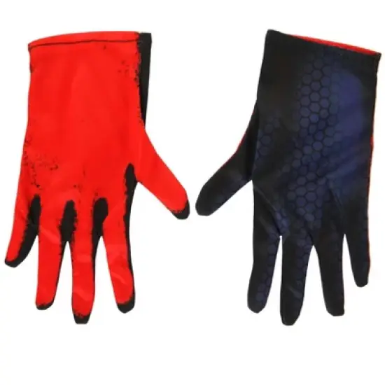 HalloweenCostumes.com One Size Fits Most Boy  Miles Morales Child Gloves., Black/Red image {5}