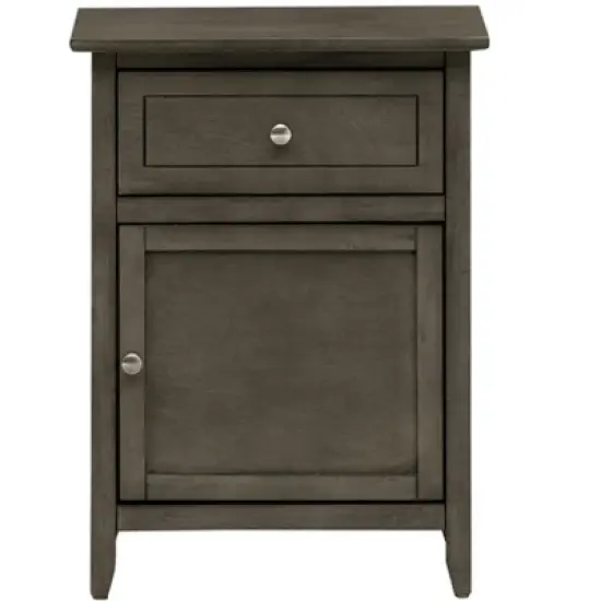 Passion Furniture Lzzy 1-Drawer Nightstand (25 in. H x 15 in. W x 19 in. D) image {12}