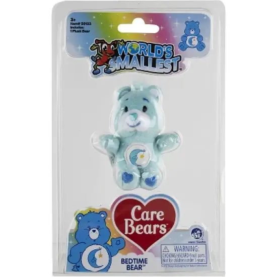 Super Impulse Worlds Smallest Care Bears Mini Plush | Bedtime Bear image {2}