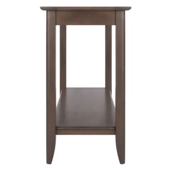 Santino Console Hall Table Oyster Gray - Winsome image {2}