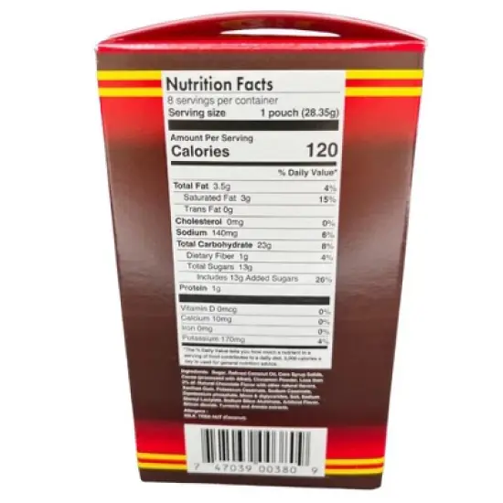 Brenmar Cinnamon Hot Chocolate 8 Packets - Pack of 2 image {2}