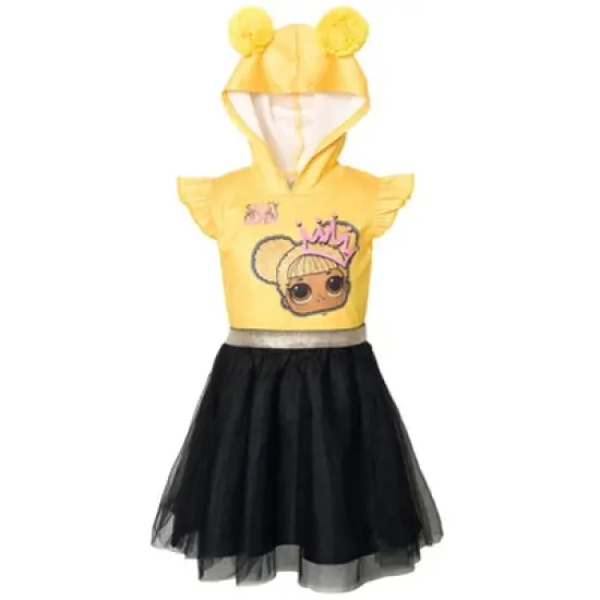 L.O.L. Surprise! Queen Bee Girls Mesh Dress Toddler to Big Kid image {7}