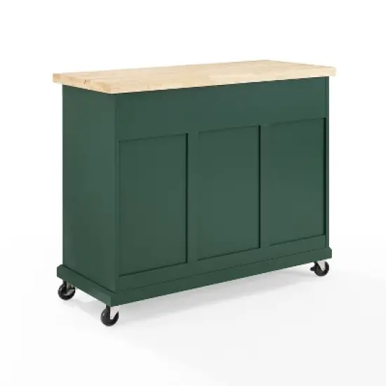 Madison Kitchen Island/Cart Emerald Green - Crosley image {10}