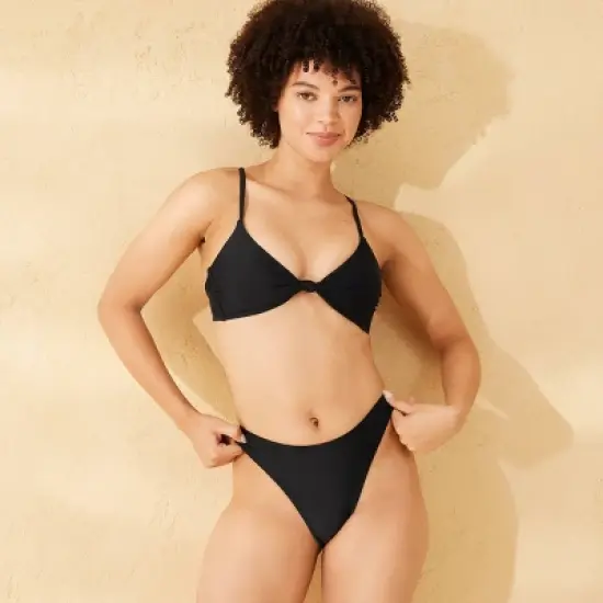 Women's Mid-Rise Ultra High Leg Super Cheeky Bikini Bottom - Wild Fable&trade; image {2}