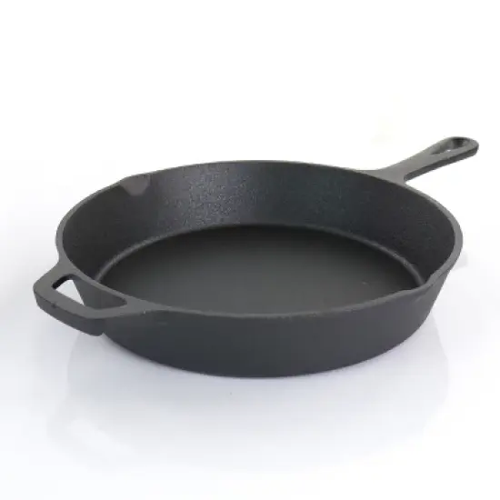 MegaChef 5 Piece Pre-Seasoned Cast Iron Kitchen Cookware Set image {3}