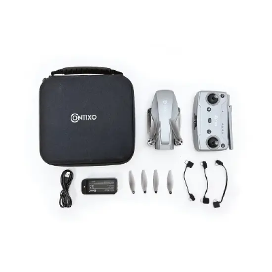 Contixo F36 Silver Horizon FPV Drone with 4K Camera & 64GB Card image {3}