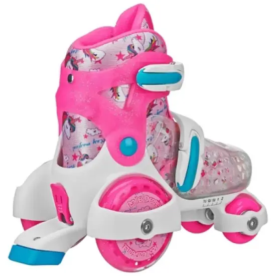 Roller Derby Sport Kids' Roller Skate - Unicorn Pink/White M image {1}