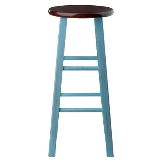 29" Ivy Barstool - Light Blue - Winsome image {1}