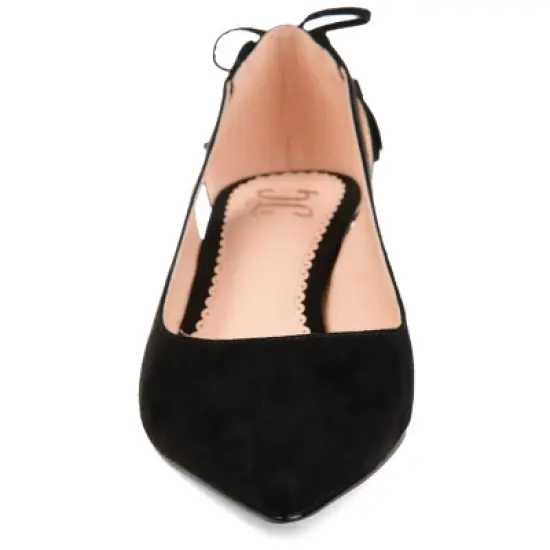 Journee Collection Womens Bindi Pointed Toe Kitten Heel Pumps image {5}