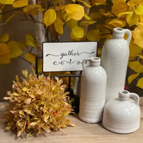 Sullivans Set of 3 Bottle Vases 10"H, 7.5"H & 4"H image {2}