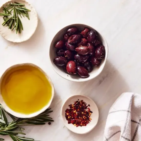 Kosterina Spicy Pitted Organic Kalamata Olives - 6.7oz image {1}