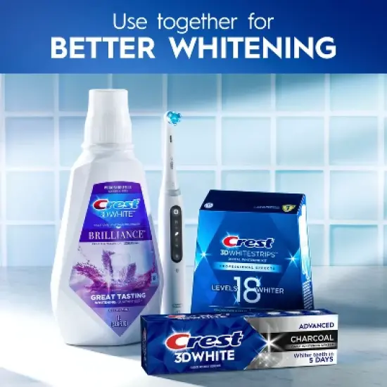 Crest 3D White Advanced Charcoal Teeth Whitening Toothpaste image {7}