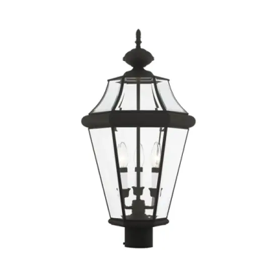Livex Lighting Georgetown 3 - Light Lantern in  Black image {1}