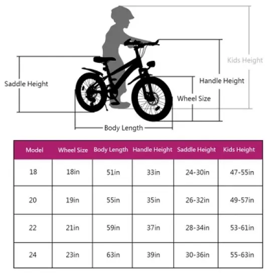 YONWAY 20 Inch Kids Mountain Bike With 7 Speeds, Suspension-Absorbing Front Fork, Dual Disc Brakes For Kids Ages 7-12 image {3}