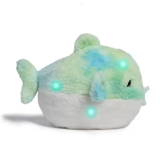 FAO Schwarz 12" Glow Brights LED with Sound Blowfish Toy Plush image {2}