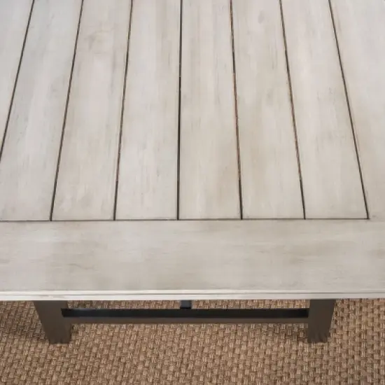 Boracay 3pc Laminated Acacia Picnic Set - Light Gray - Christopher Knight Home image {2}