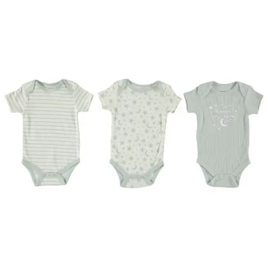 Chick Pea Gender Neutral Baby Onesie Short Sleeve Bodysuit Cute Baby Shower Gift image {1}