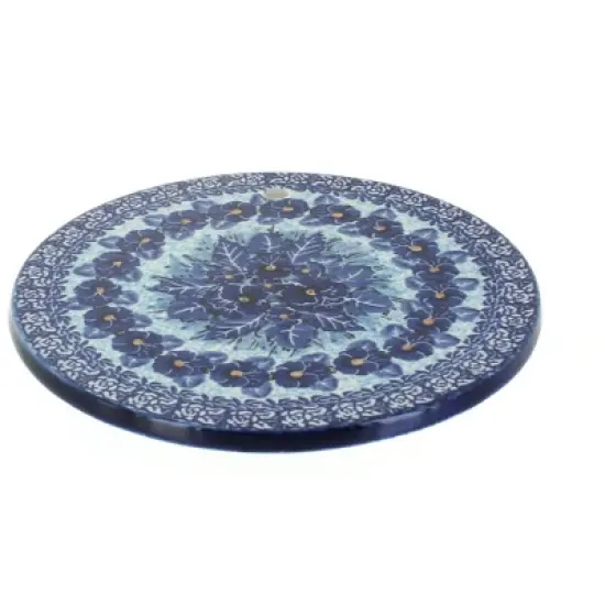 Blue Rose Polish Pottery 413-Trivet image {8}