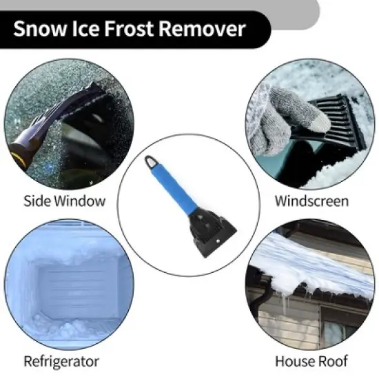 Unique Bargains Universal Car Ice Scraper SUV Snow Frost Remover for Car Truck RV EVA 1pc image {2}