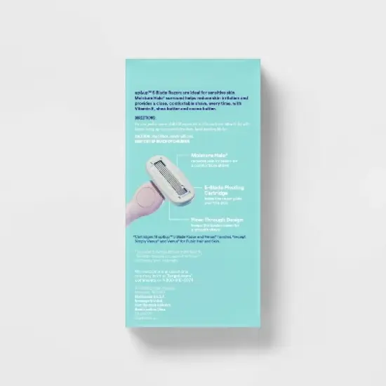 Precision Women's 5-Blade Body Razor System + 2 Refills - up&up&trade; image {2}