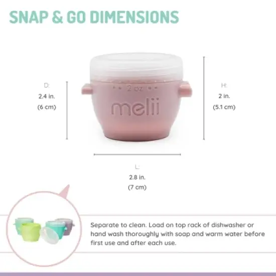 Melii Snap & Go Pods - 2oz/6pk image {5}