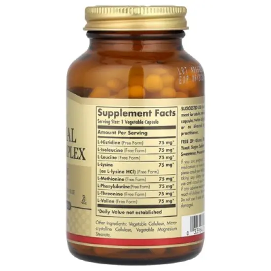 Solgar Essential  Amino Complex, 90 Vegetable Capsules image {1}