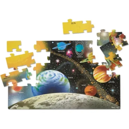 Melissa And Doug Solar System And Underwater Jumbo Floor Puzzle Puzzle Set - 2pk image {2}