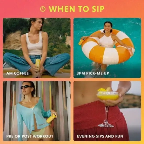 Gorgie Mango Burst Energy Drink - 12 fl oz Can image {9}