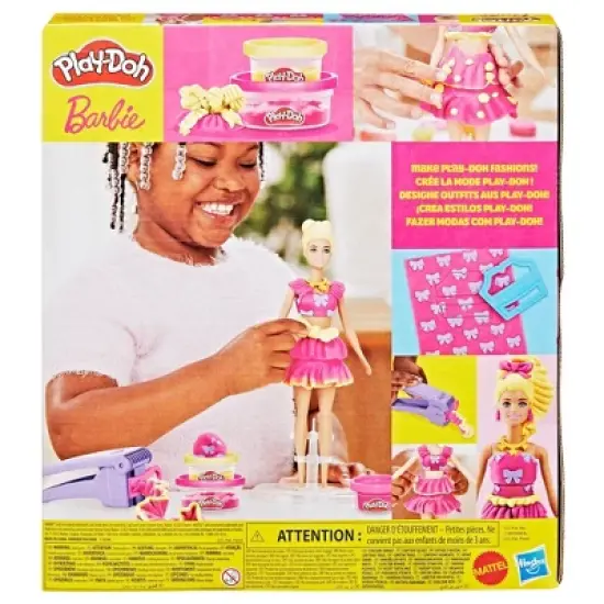 Play-Doh Barbie Ruffles and Bows Designer Doll Set image {9}