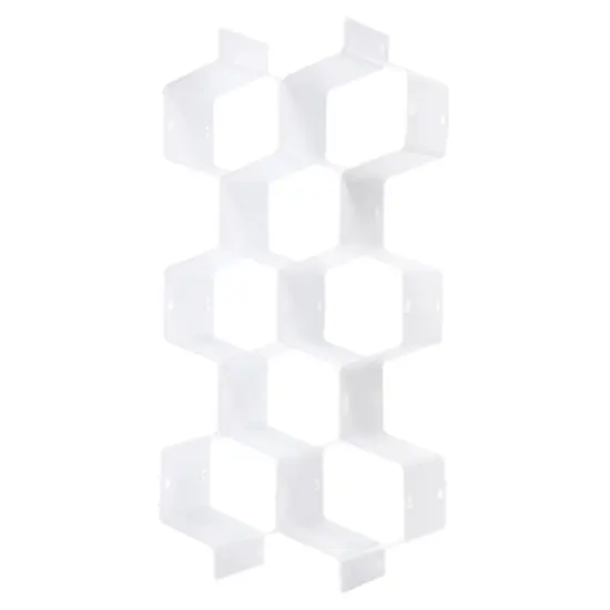 Unique Bargains PP Adjustable Space Saving Drawer Desk Organizers 8 Pcs image {6}