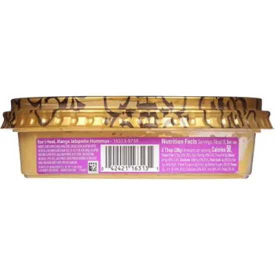 Boar's Head Mango Jalape&ntilde;o Hummus - 10oz image {3}