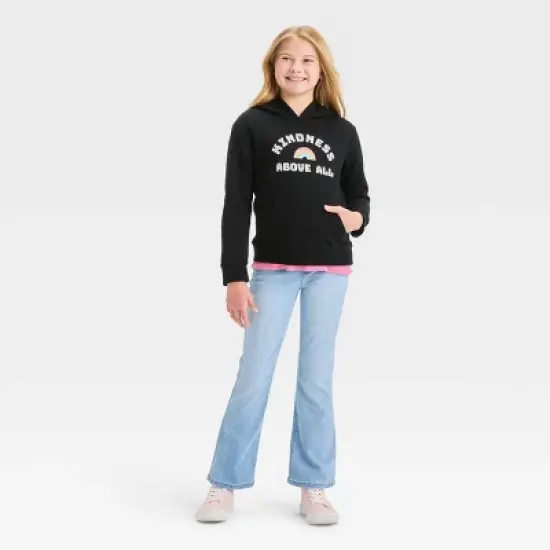 Girls' Fleece Pullover Hoodie - Cat & Jack&trade; image {2}