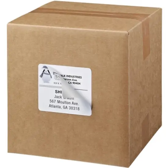 Avery TrueBlock Shipping Labels, Sure Feed Technology, Permanent Adhesive, 3-1/3" x 4", 150 Labels (8164) image {7}
