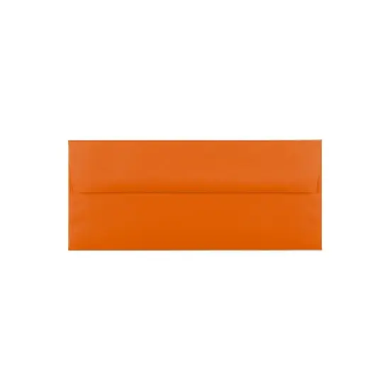 JAM Paper #10 Business Envelope 4 1/8" x 9 1/2" Orange 25/Pack (15860) image {4}
