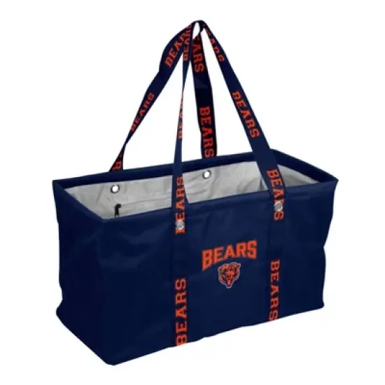 NFL Chicago Bears Picnic Tote: Polyester Sports Pattern Bag image {1}