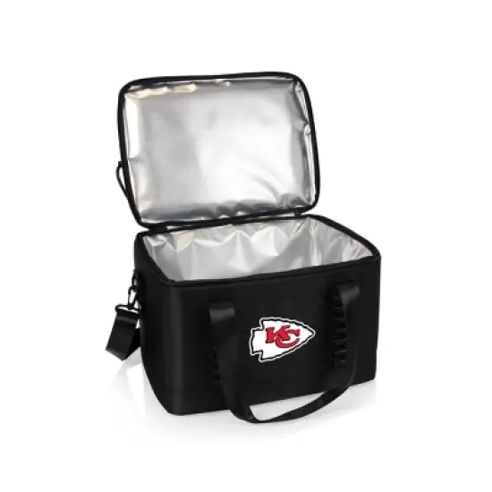 NFL Kansas City Chiefs Thick Sustainable 24 Can Soft Cooler image {2}