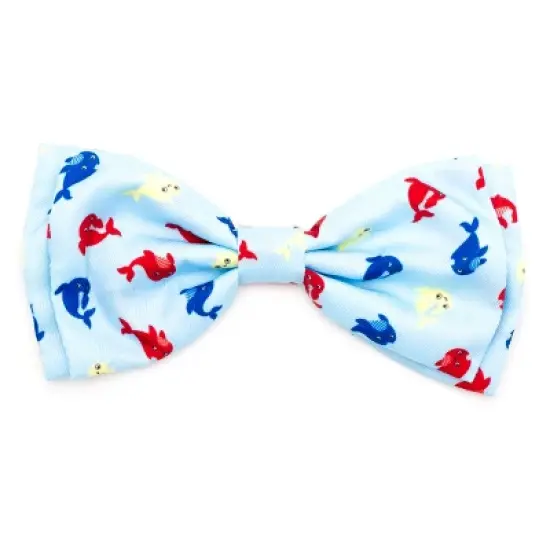 The Worthy Dog Narwhals Bow Tie Adjustable Collar Attachment Accessory image {3}