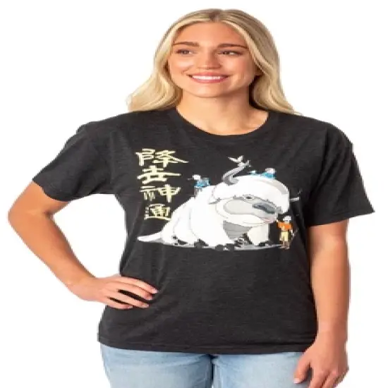 Avatar The Last Airbender Men's Appa Aang Katara And Sora Group T-Shirt image {2}