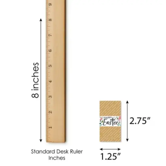 Big Dot of Happiness Religious Easter - Mini Candy Bar Wrapper Stickers - Christian Holiday Party Small Favors - 40 Count image {4}