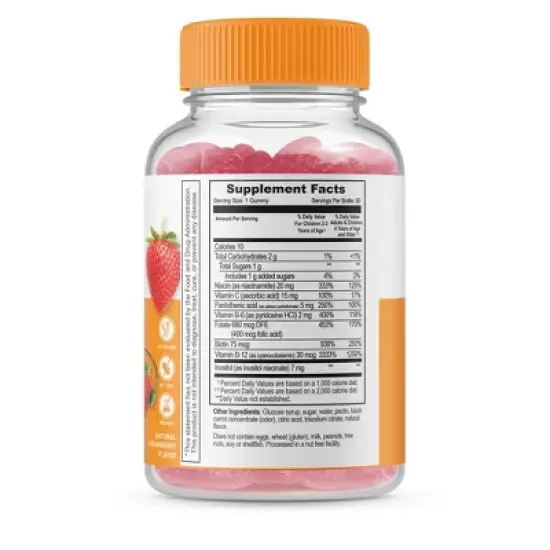 Lifeable B Complex for Kids, for Cellular Energy, Vegan, 90 Gummies image {1}